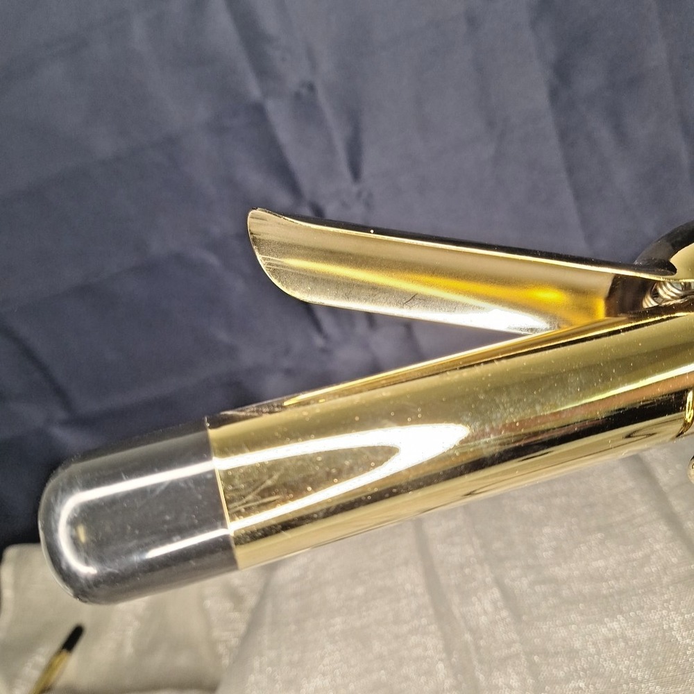 Hot Tools Pro Signature Series Gold Purple 1-1/4" Curling Iron Wand HTIR1576 - Picture 4 of 6